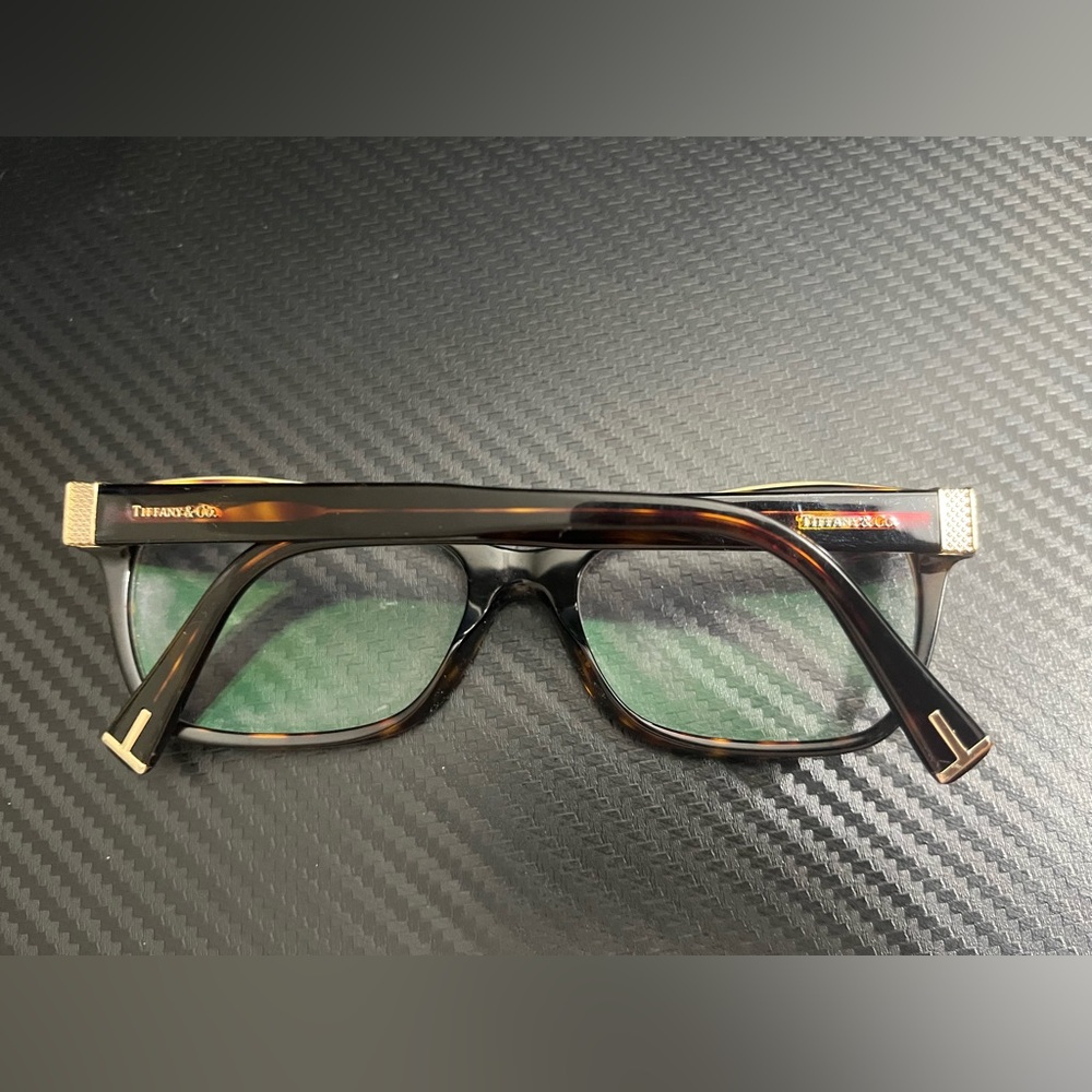 Tiffany and co tortoise brown and gold glasses frames